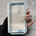 Candy Color Clear iPhone Case — Shockproof Acrylic Bumper Cover