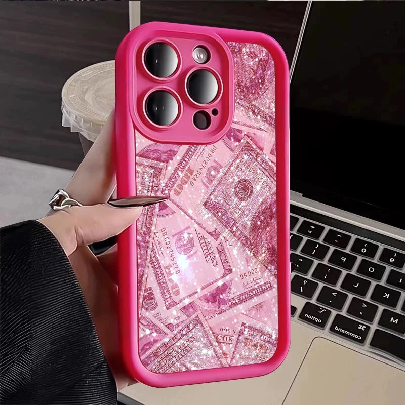 Pink Dollars Phone Case