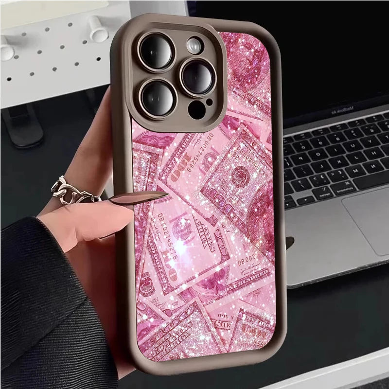 Pink Dollars Phone Case