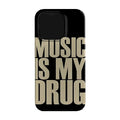 Love Music iPhone Case — Trendy Art & Letter Design in Silicone