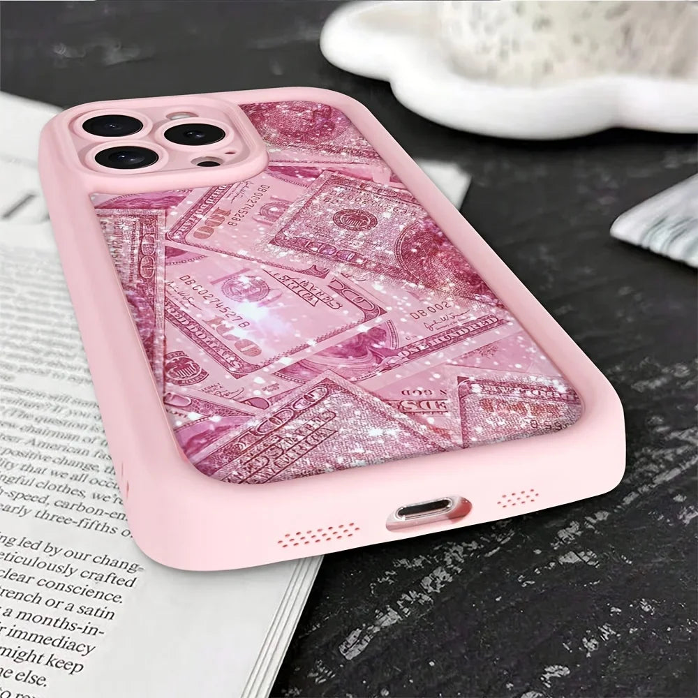 Pink Dollars Phone Case