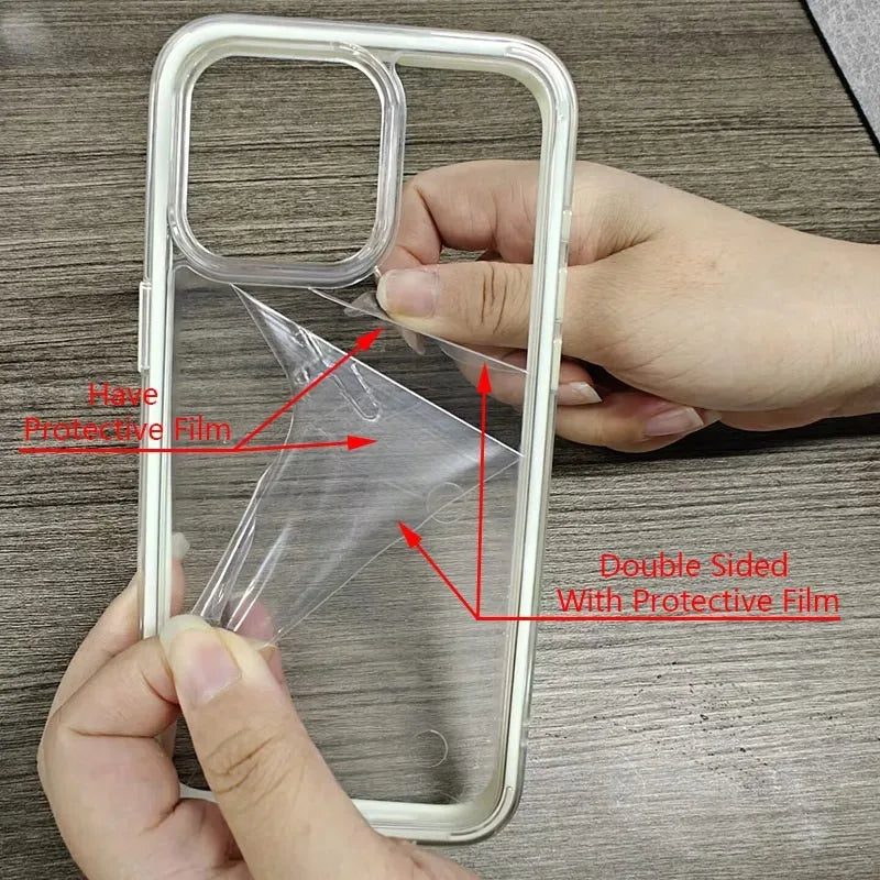 Candy Color Clear iPhone Case — Shockproof Acrylic Bumper Cover