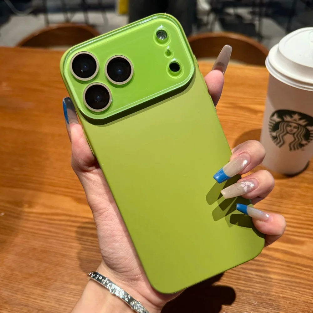 Luxury Matte Glass iPhone Case — Shockproof & Anti-Scratch Bumper