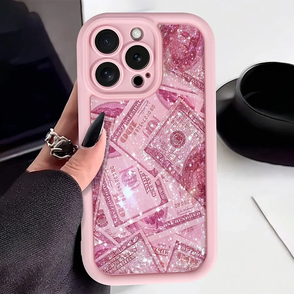 Pink Dollars Phone Case