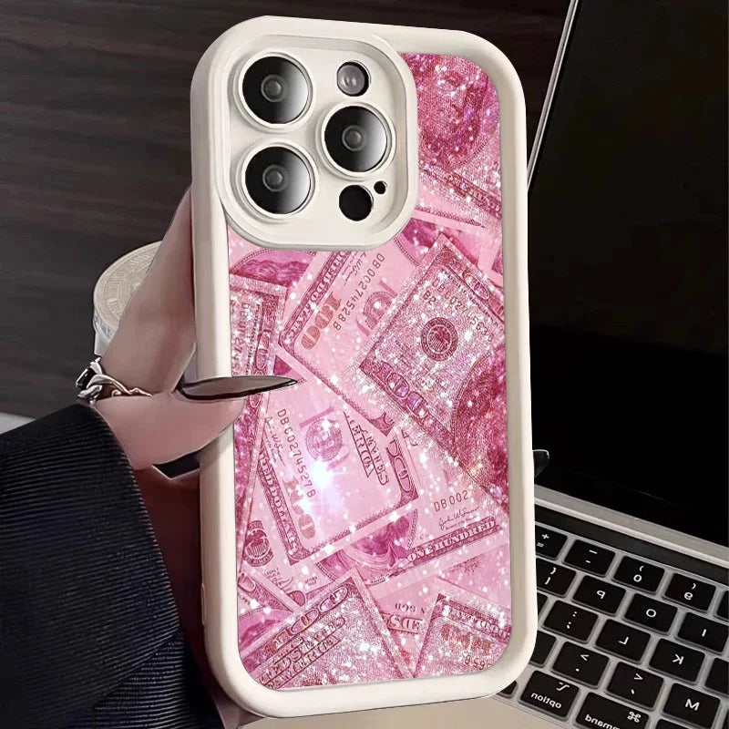 Pink Dollars Phone Case