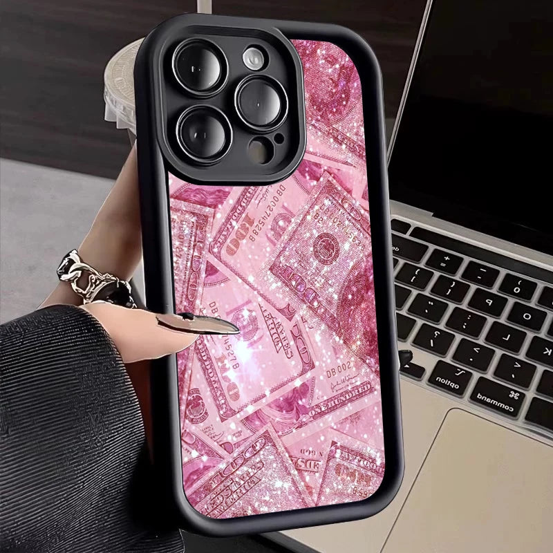 Pink Dollars Phone Case