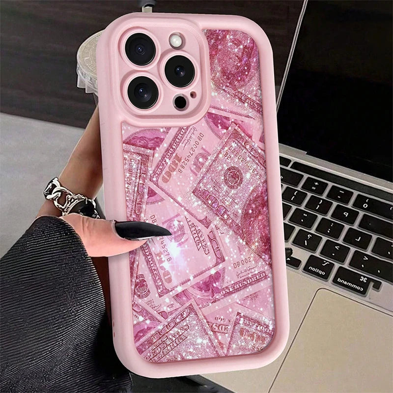Pink Dollars Phone Case
