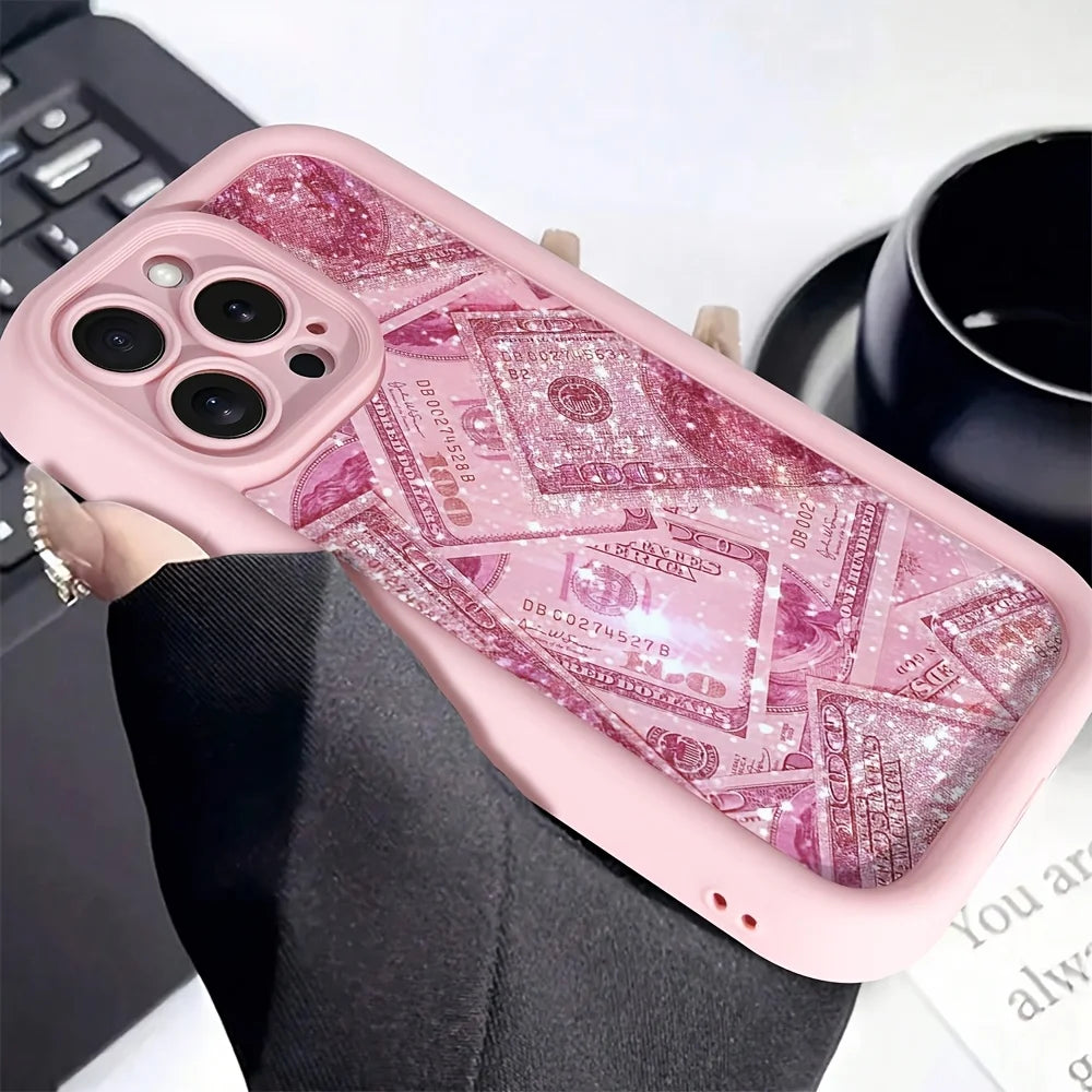 Pink Dollars Phone Case
