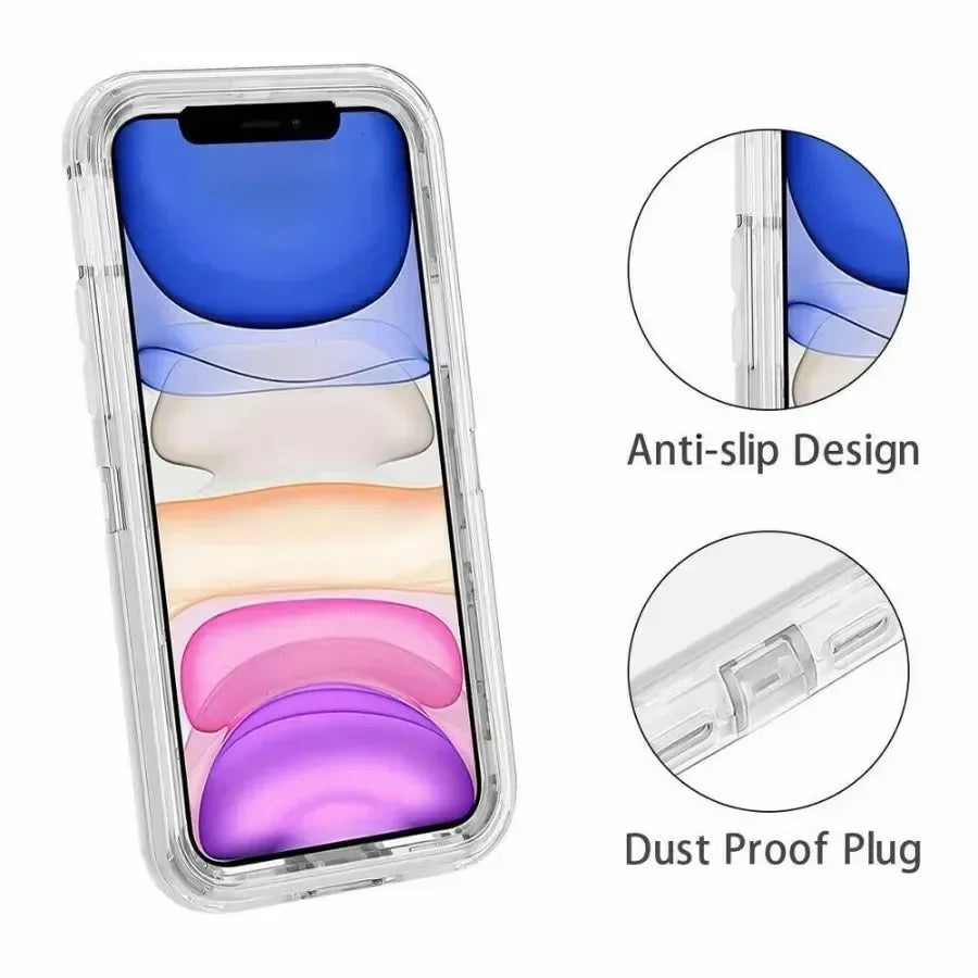 60° Armor iPhone Case — Clear & Shockproof