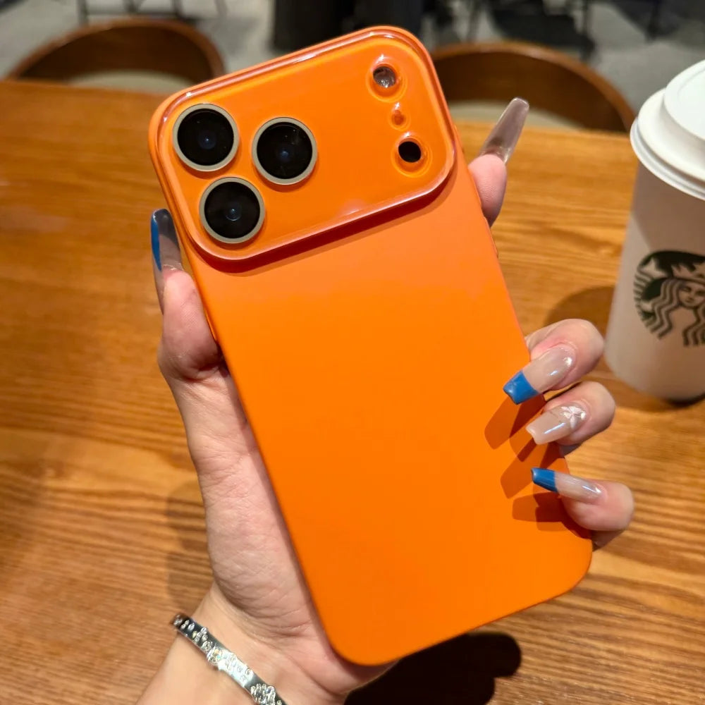 Luxury Matte Glass iPhone Case — Shockproof & Anti-Scratch Bumper