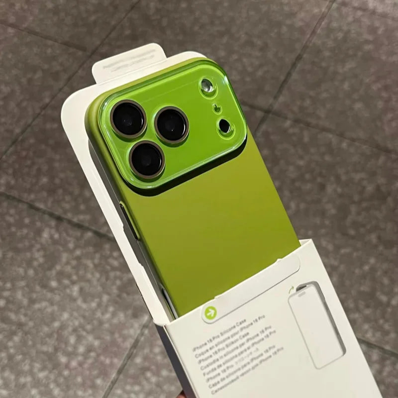 Luxury Matte Glass iPhone Case — Shockproof & Anti-Scratch Bumper
