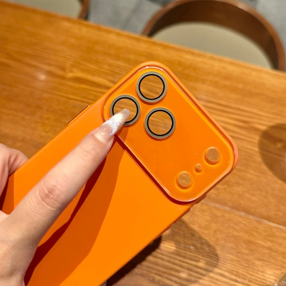 Luxury Matte Glass iPhone Case — Shockproof & Anti-Scratch Bumper