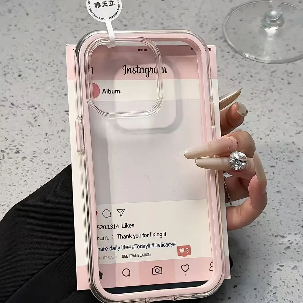 Candy Color Clear iPhone Case — Shockproof Acrylic Bumper Cover