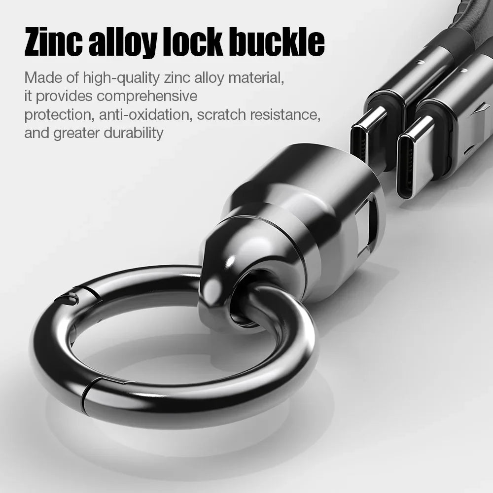 Portable Keychain USB C Charger