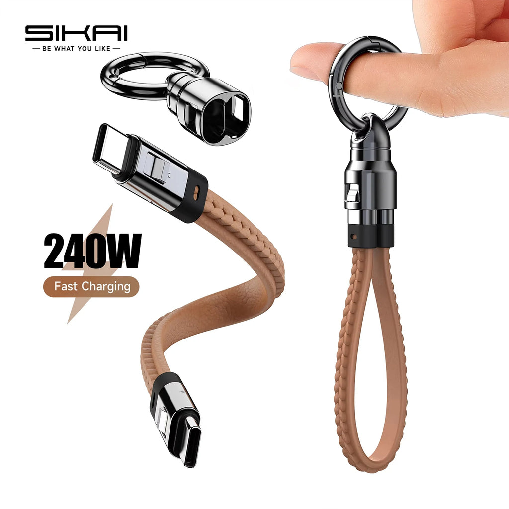 Portable Keychain USB C Charger