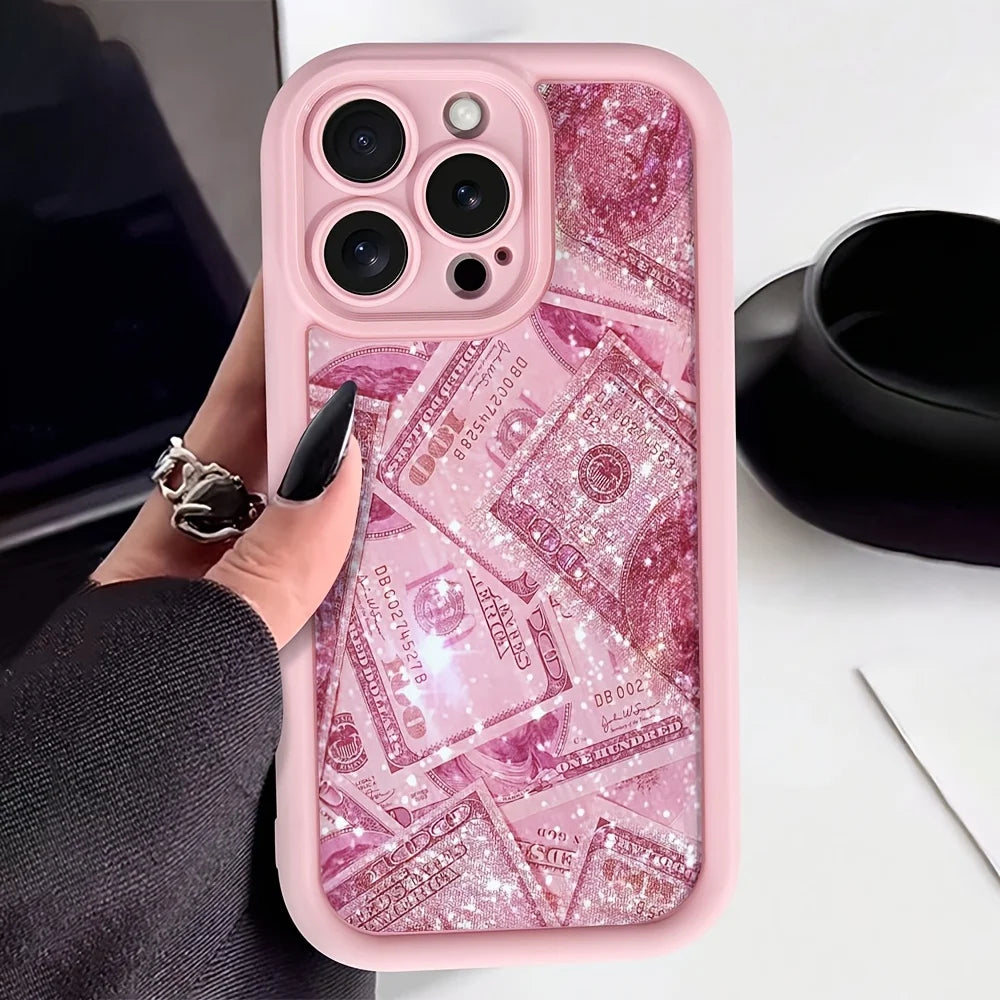 Pink Dollars Phone Case