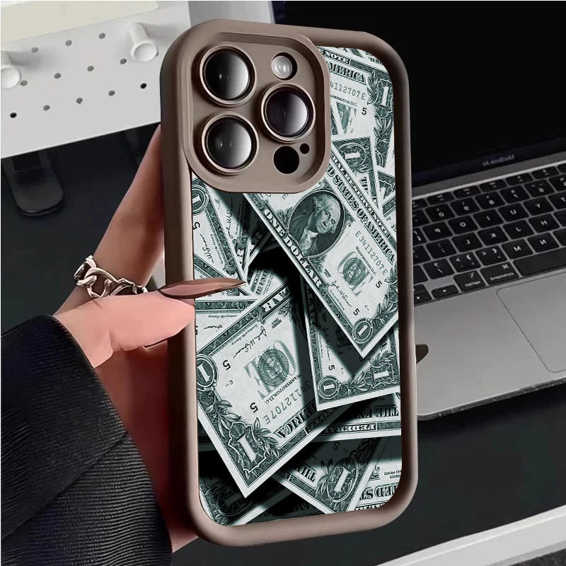 Pink Dollars Phone Case