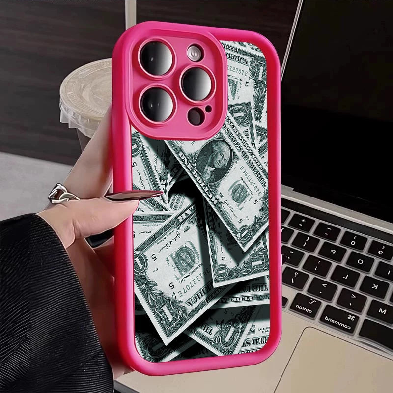 Pink Dollars Phone Case